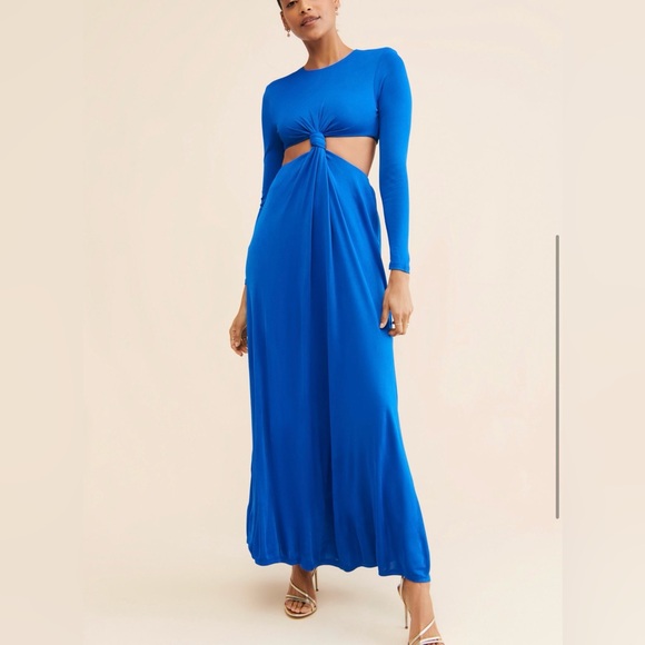 FARM Rio Dresses & Skirts - FARM Rio Knotted Cut Out Maxi Dress